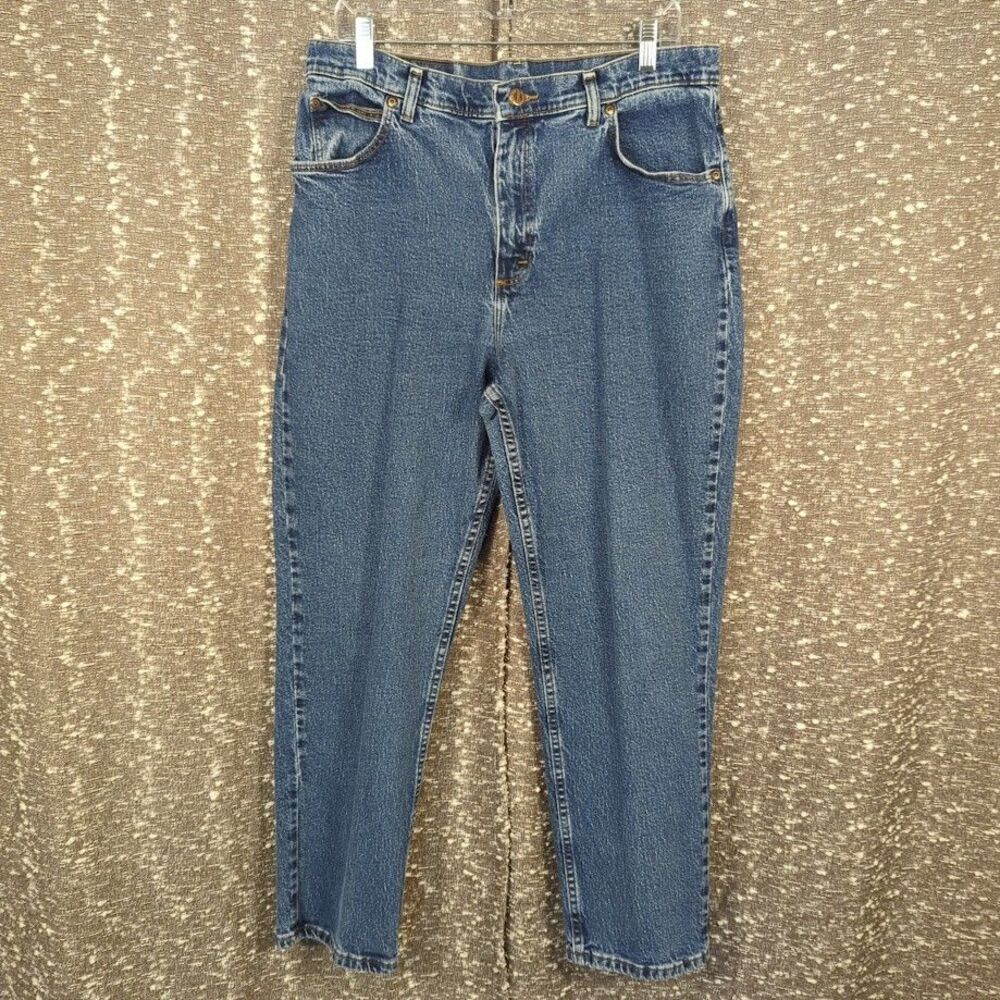 Vintage Riders by LEE‎ Blue Denim High Rise Jeans 130186W Women's 16 P